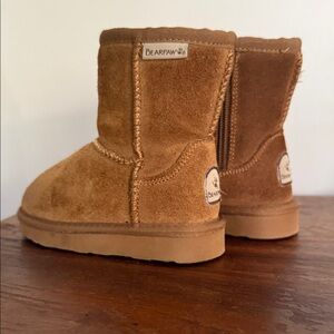 BearPaw Tan Suede Boots